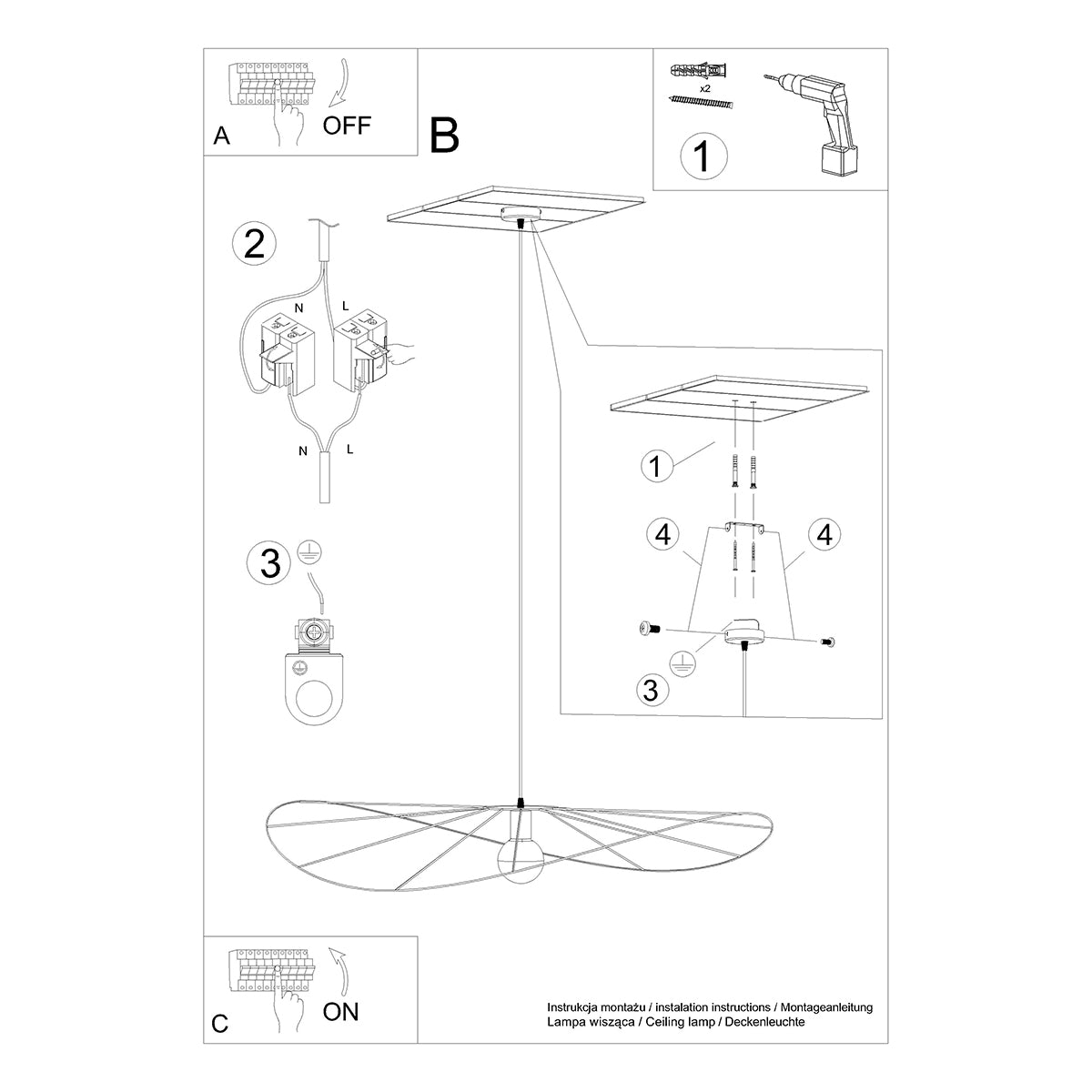 hanglamp-eskola-110-zwart