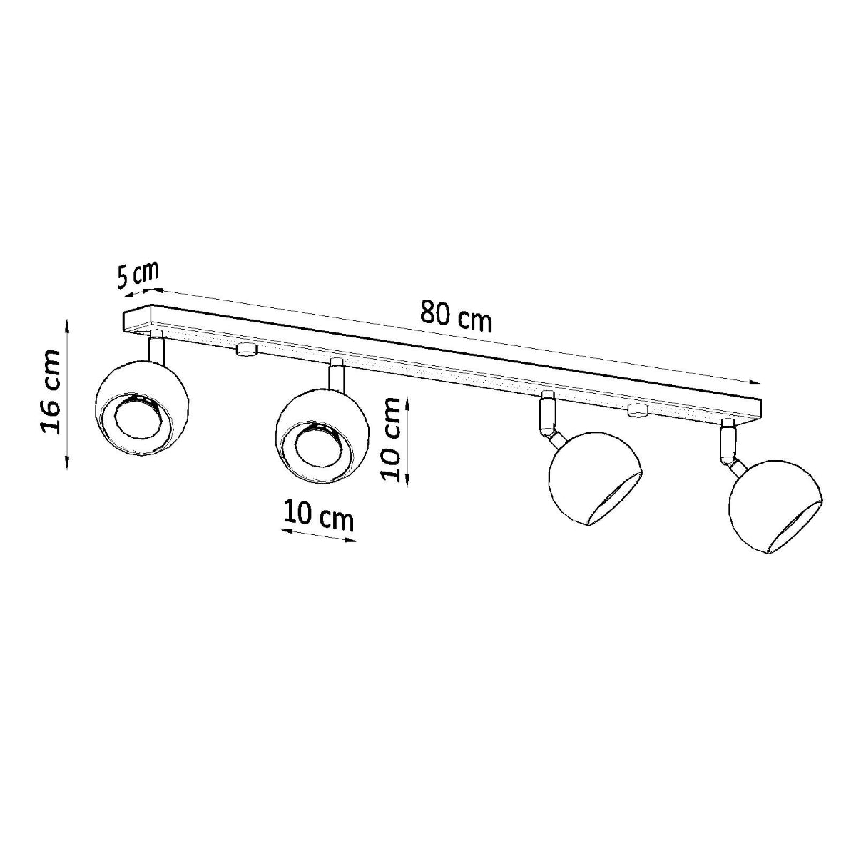 plafondlamp-oculare-4l-wit