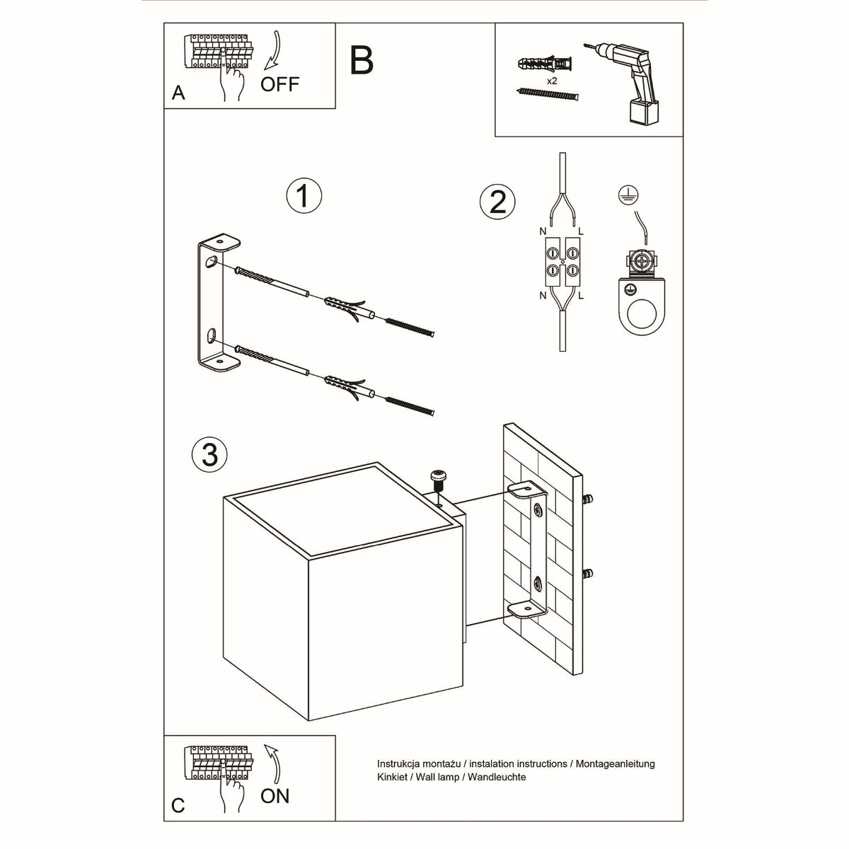 wandlamp-quad-beton