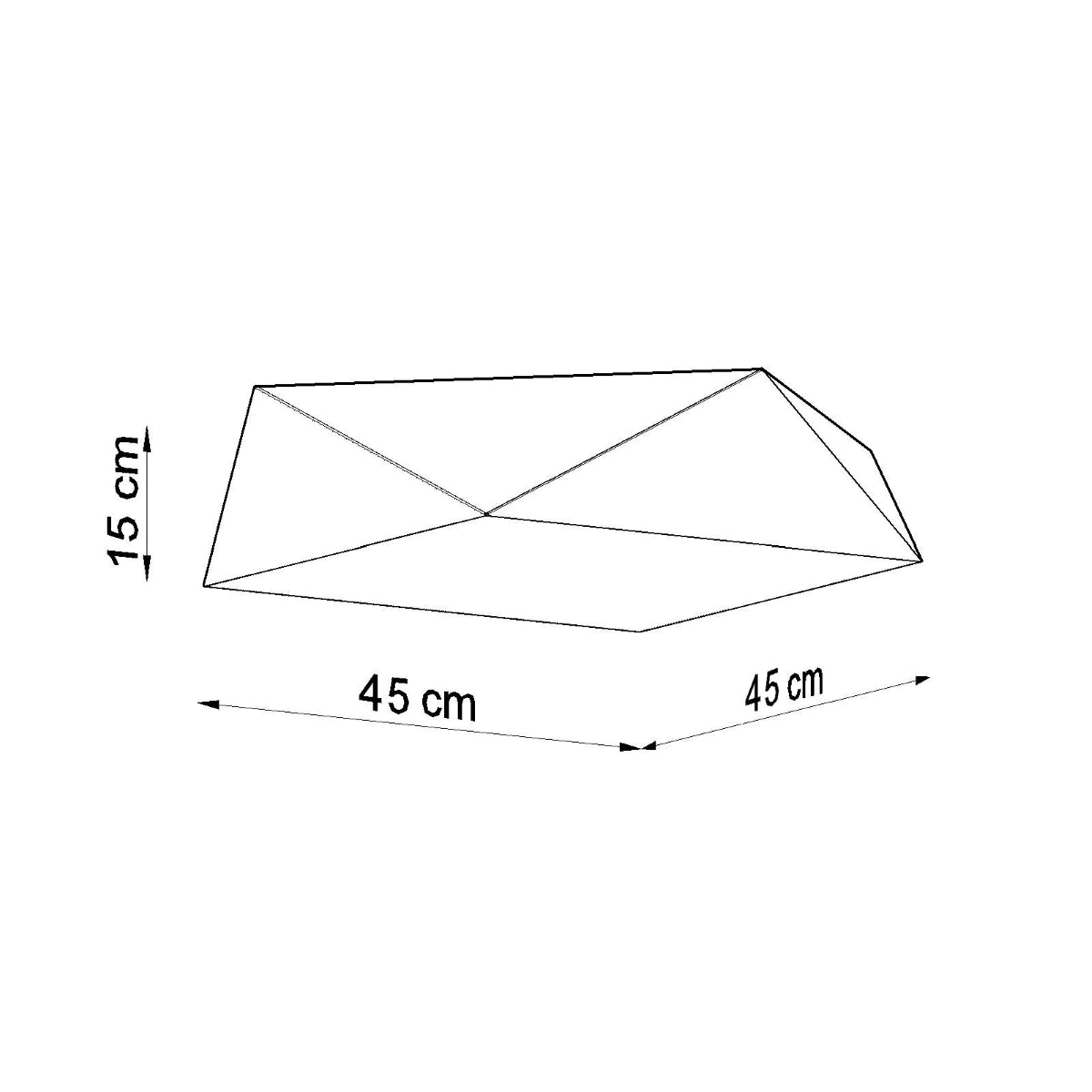 plafondlamp-hexa-45-zwart