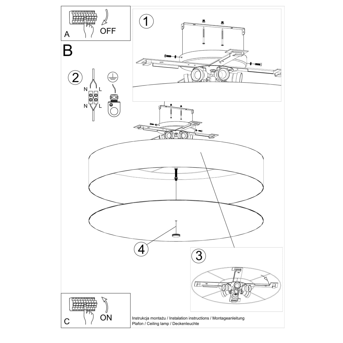 plafondlamp-skala-90-wit