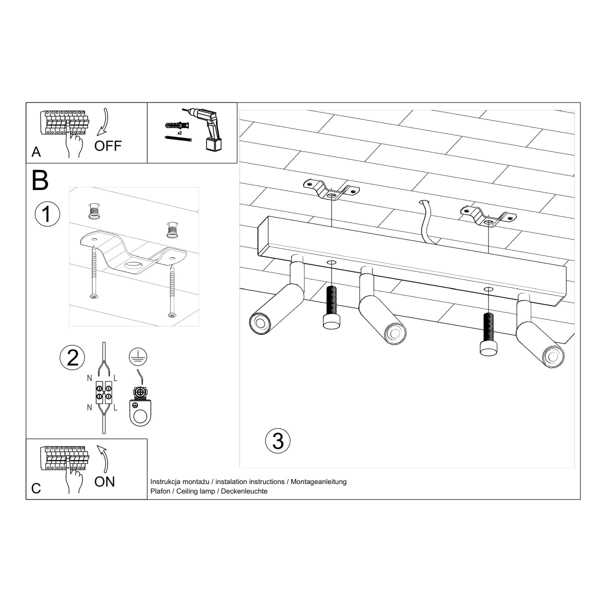 plafondlamp-eyetech-3-zwart