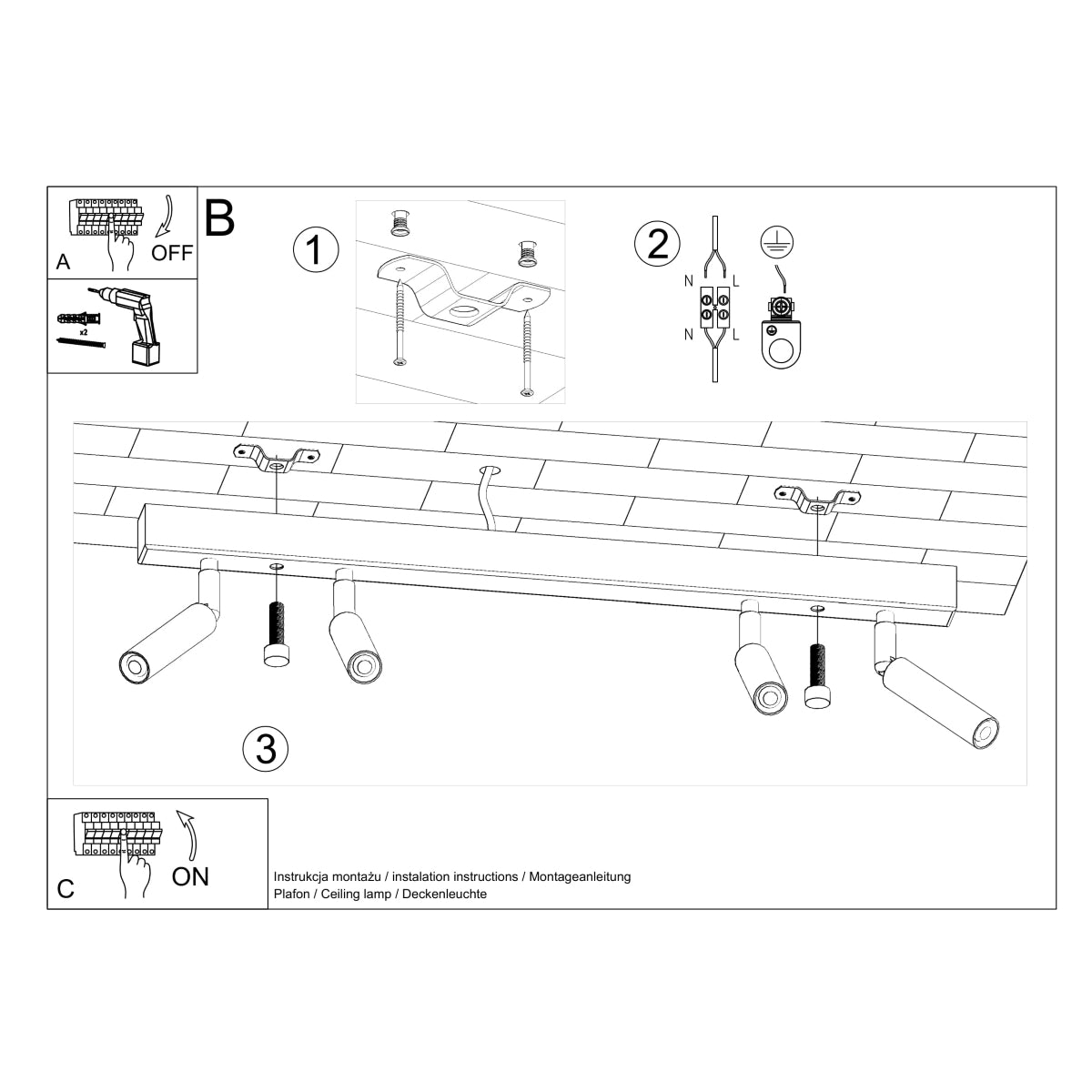 plafondlamp-eyetech-4-zwart