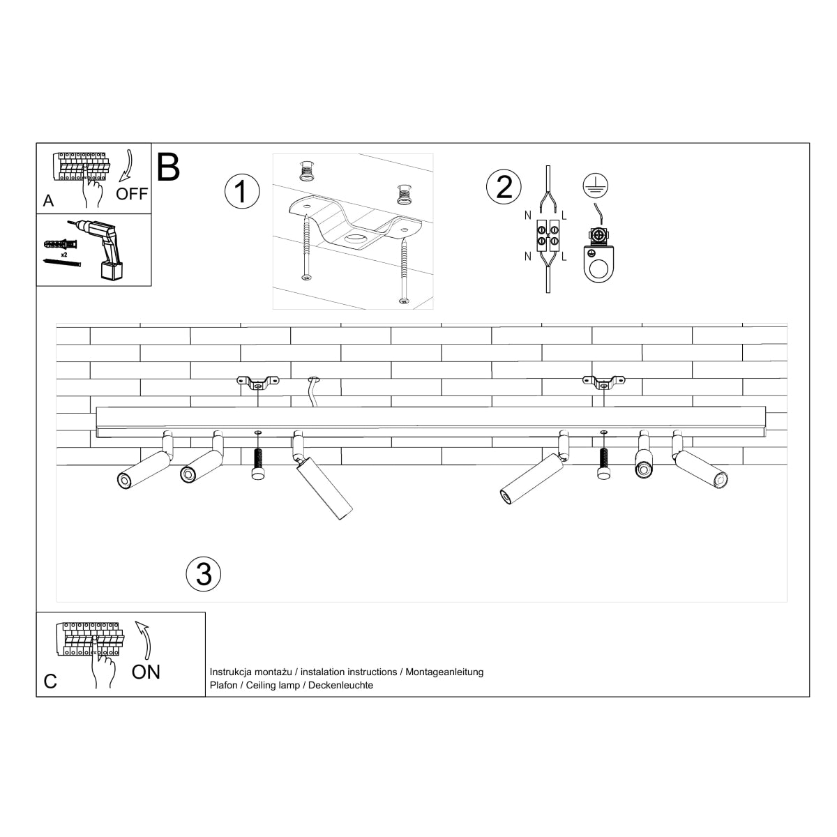 plafondlamp-eyetech-6-zwart