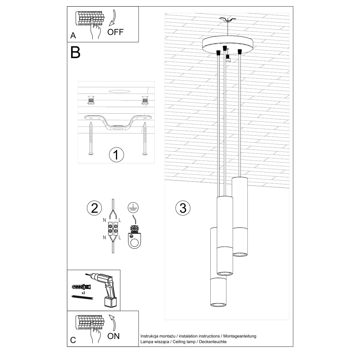 hanglamp-loopez-3p-zwart-chroom