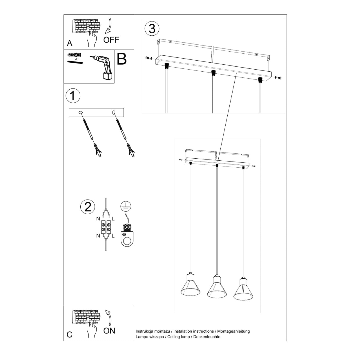 hanglamp-taleja-3-zwart-e27