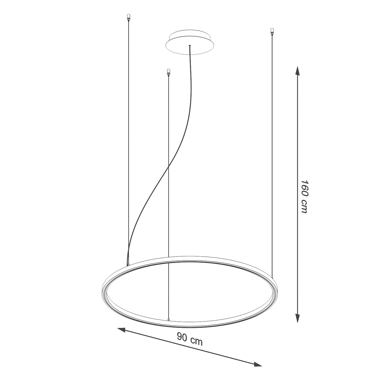 kroonluchter-risa-80-zwart-led-3000k