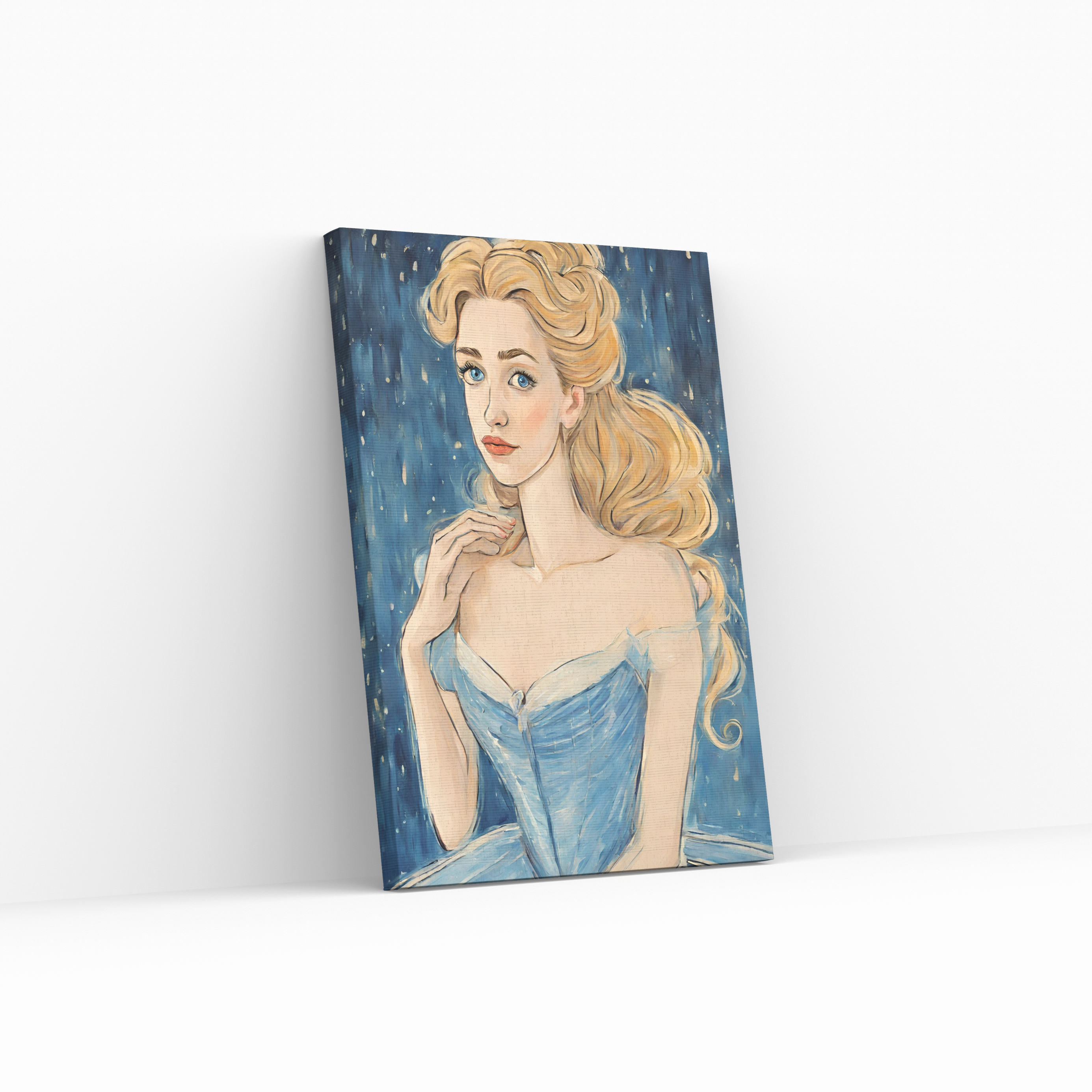 Assepoester van Gogh Canvas Schilderij - Pochon