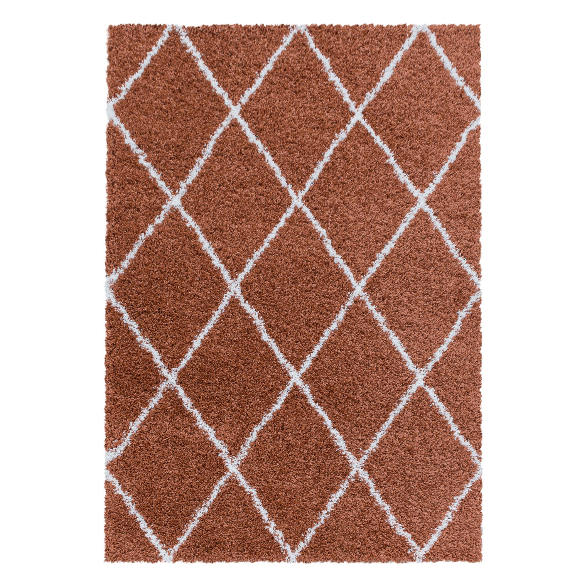 Tapijt Alvor - 140x200 - Geometrisch - Terracotta  Pochon