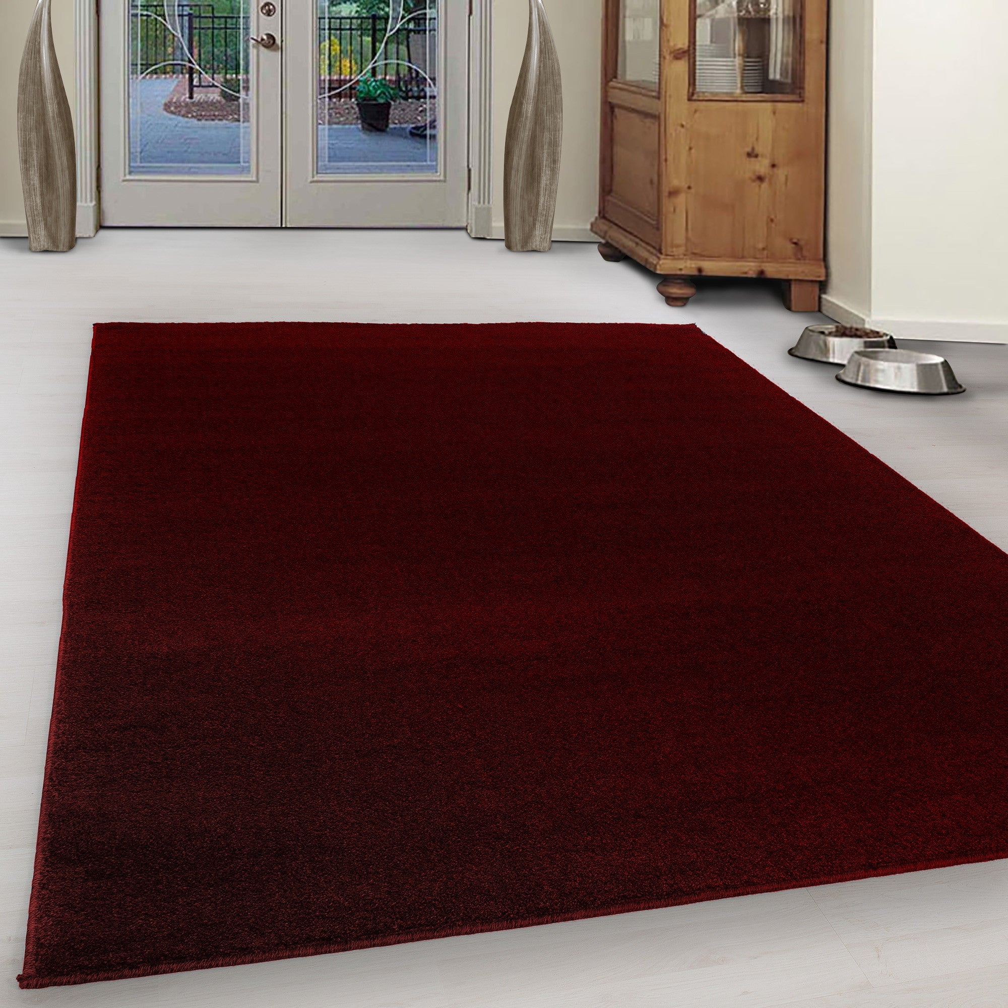 Tapijt Ata - 60x100 - Effen - Rood  Pochon