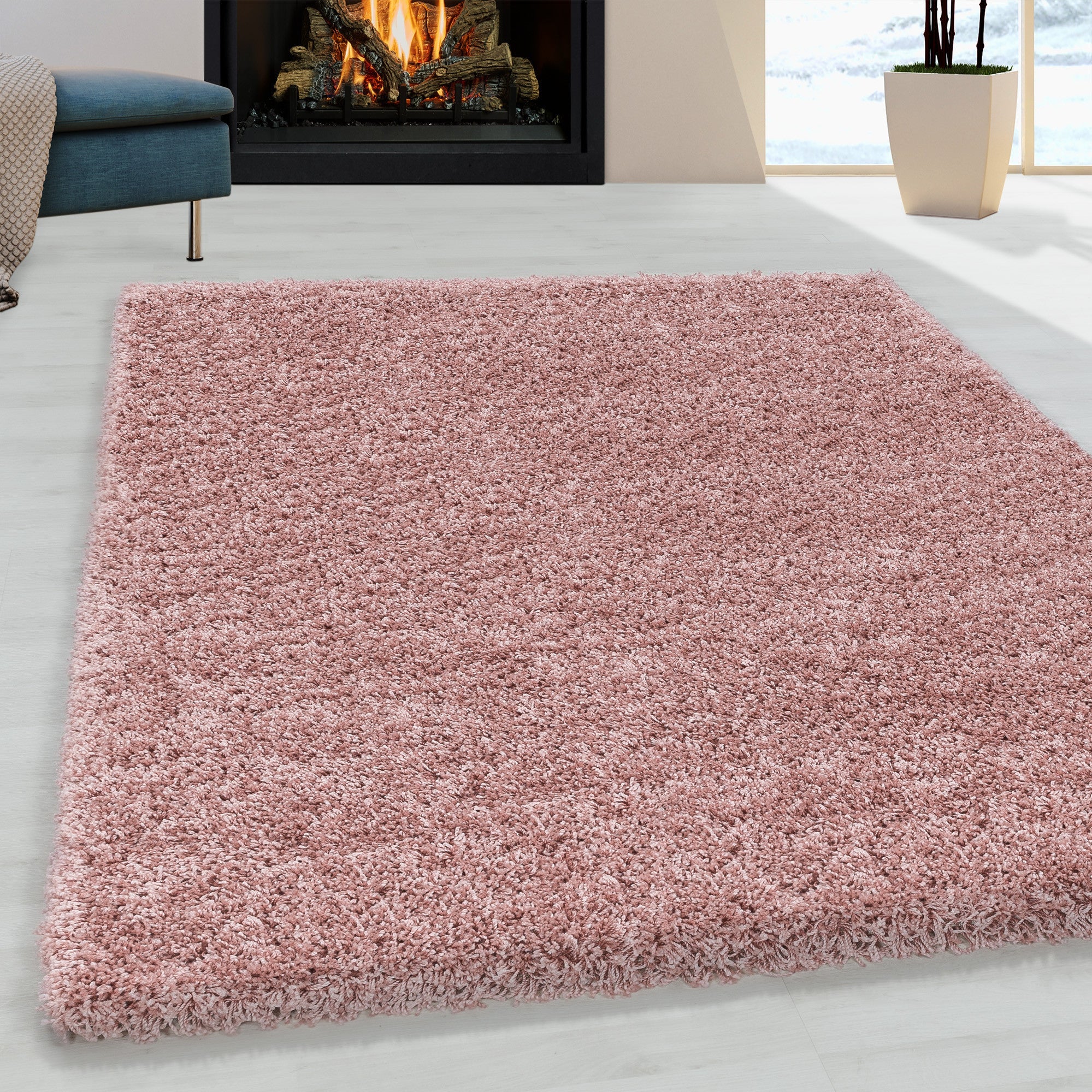 Tapijt Sydney - 60x110 - Effen - Roze  Pochon