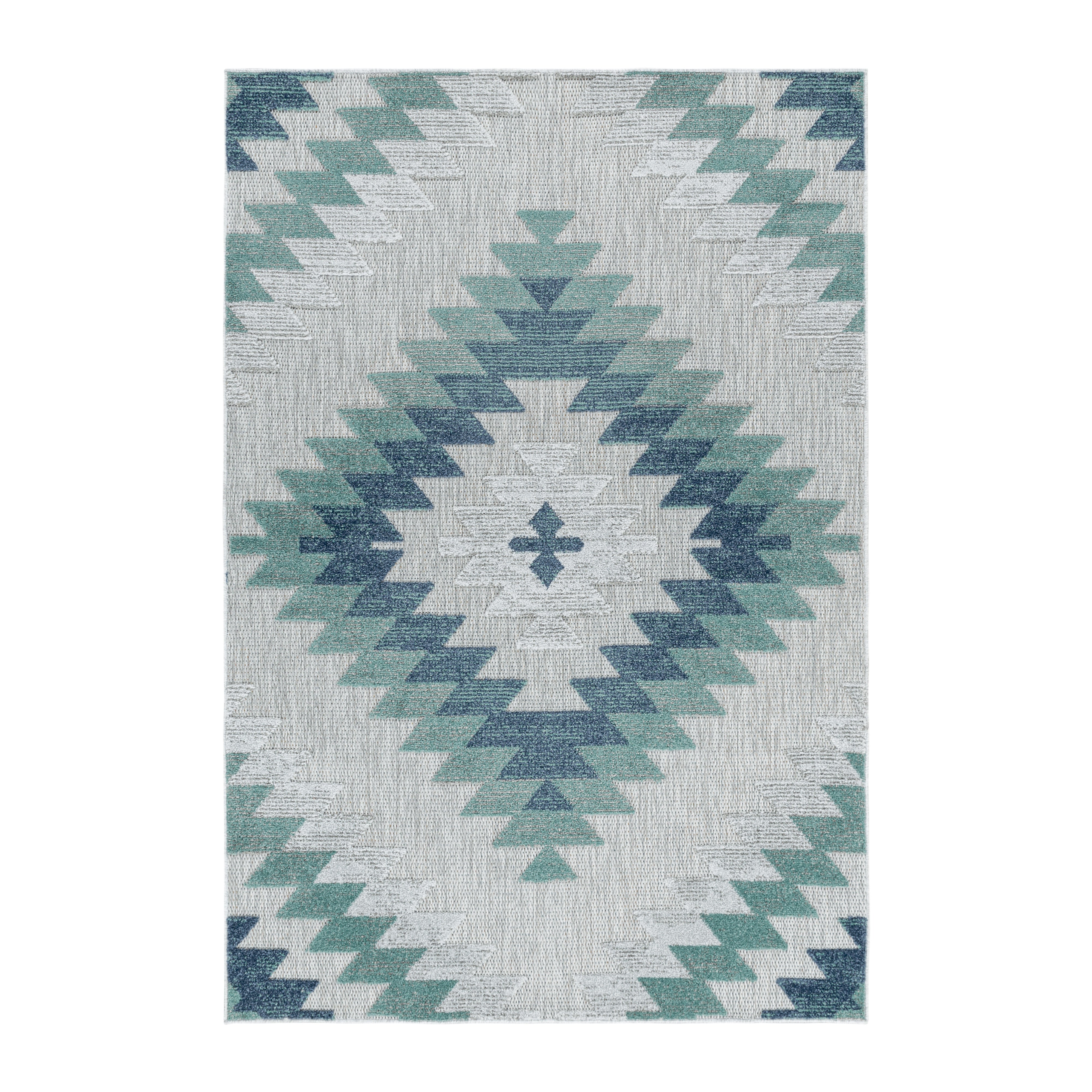 Tapijt Bahama - 120x170 - Geometrisch - Blauw  Pochon