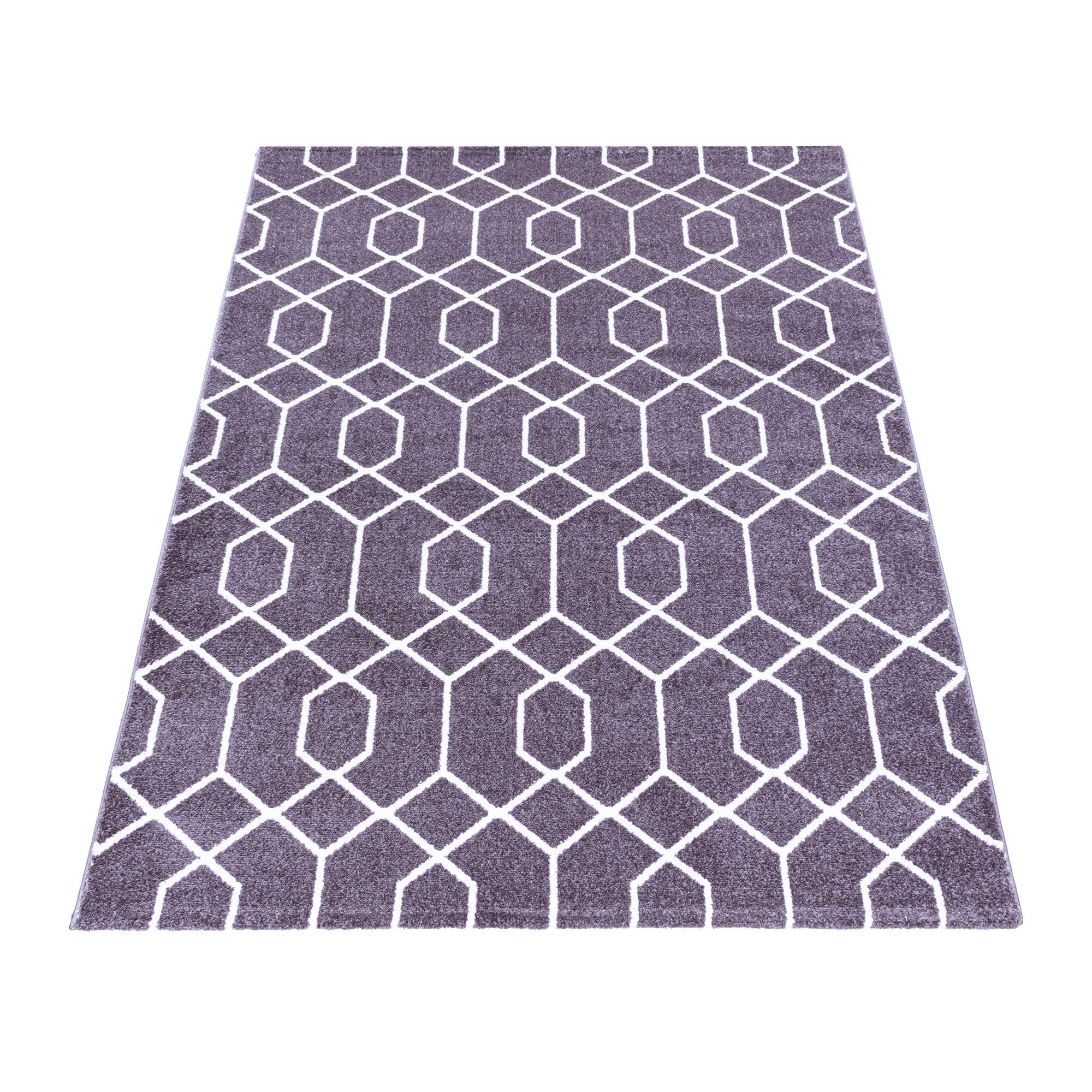 Tapijt Efor - 240x340 - Geometrisch - Paars  Pochon