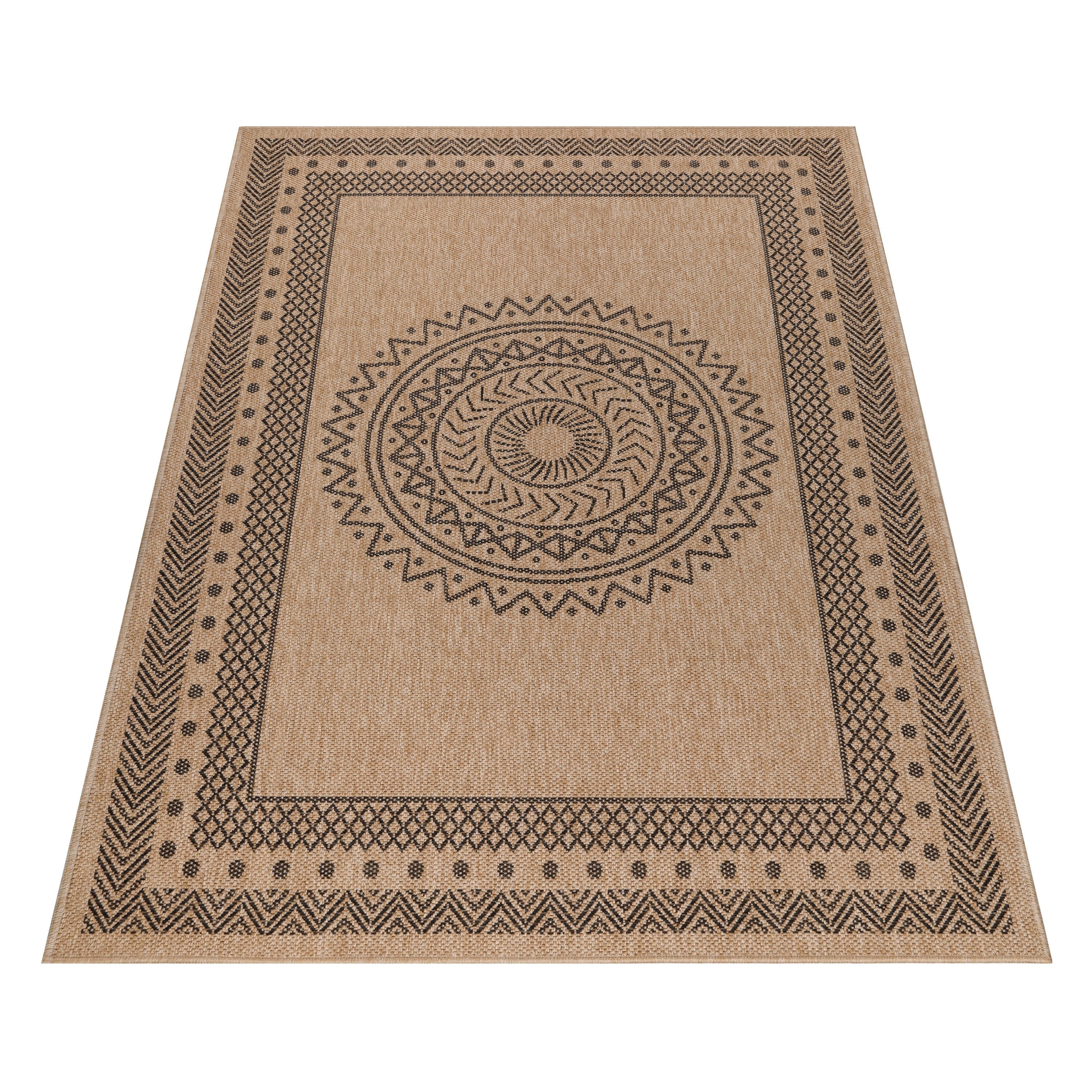 Tapijt Dhaka - 80x150 - Vintage - Zwart  Pochon