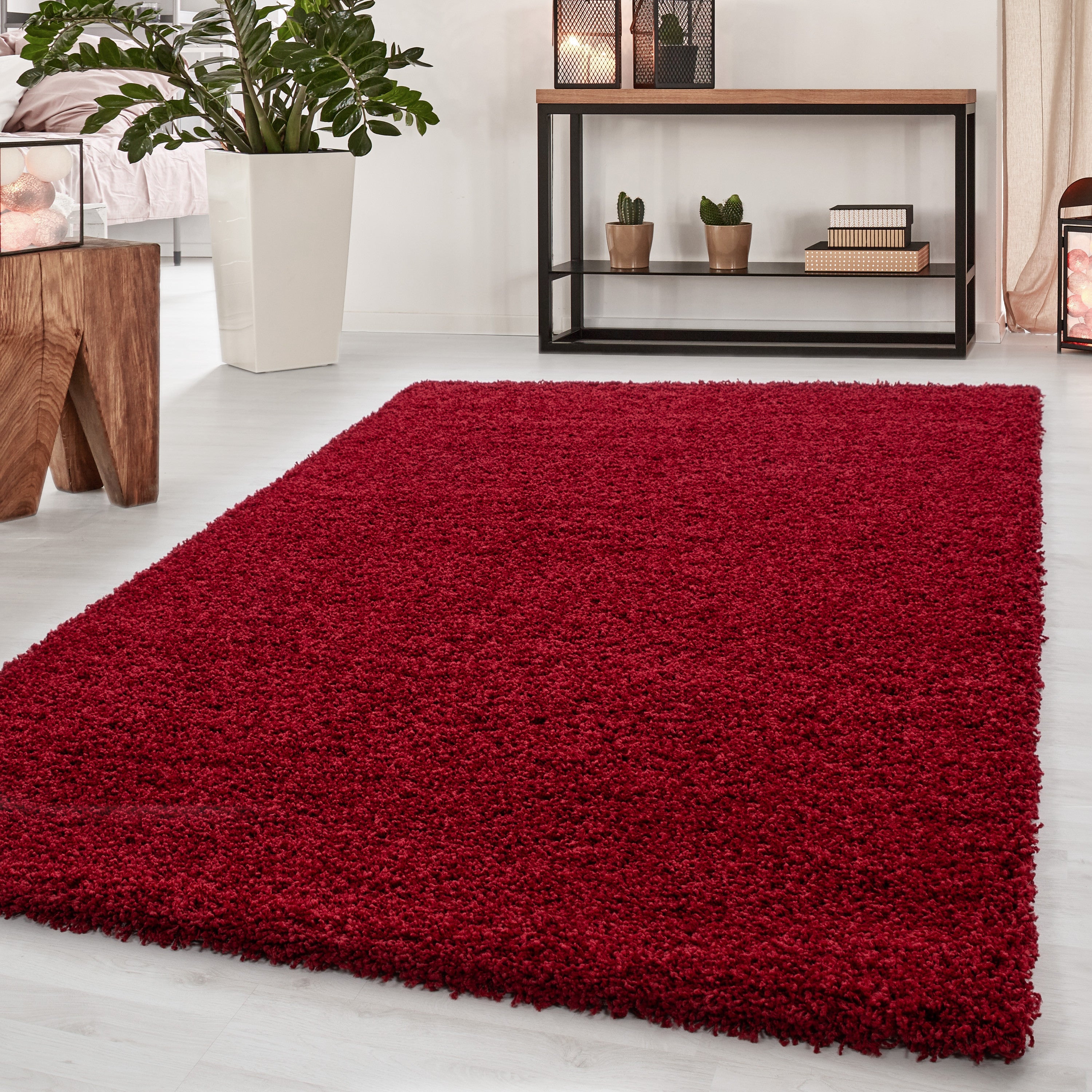 Tapijt Dream - 65x130 - Effen - Rood  Pochon