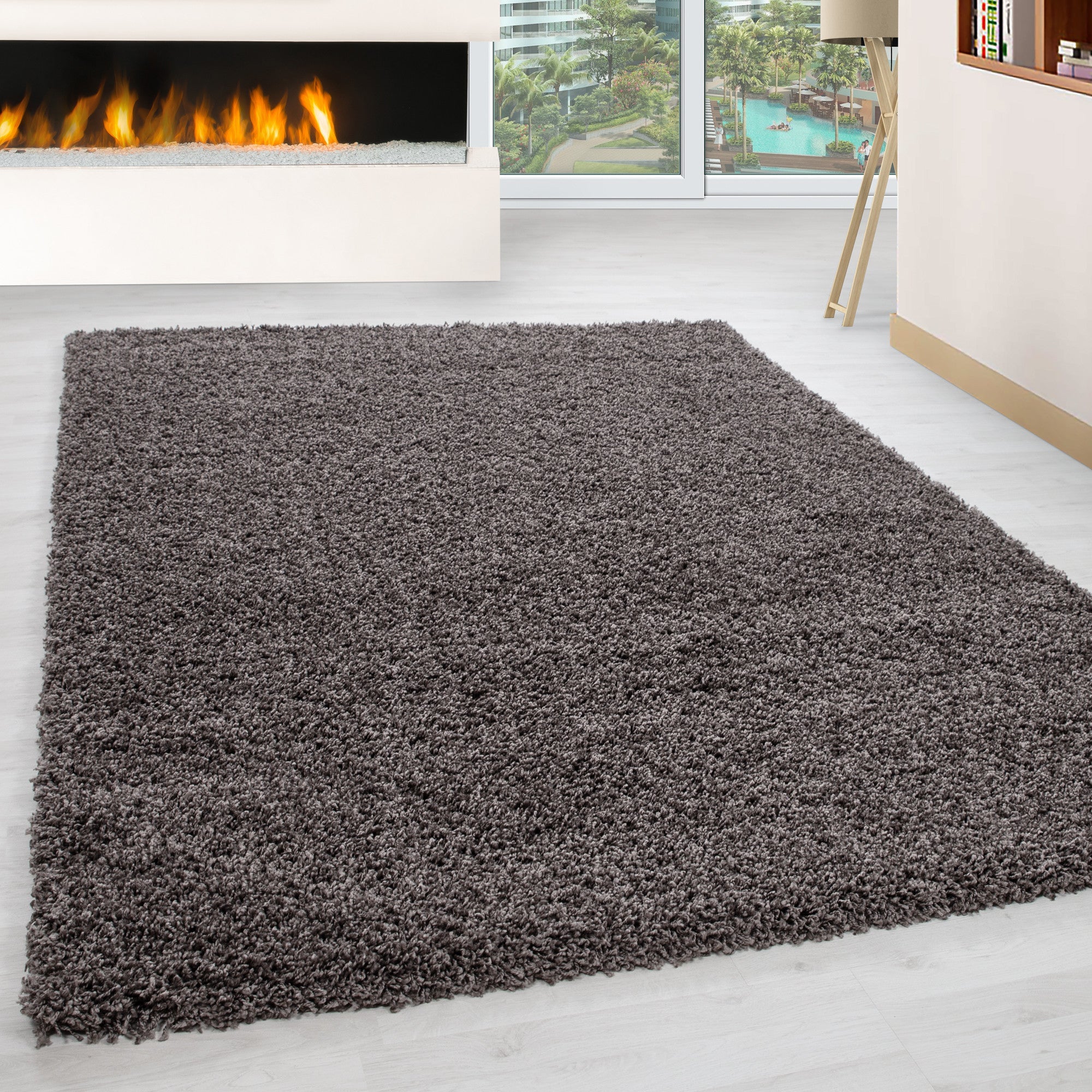 Tapijt Life - 200x290 - Effen - Taupe  Pochon