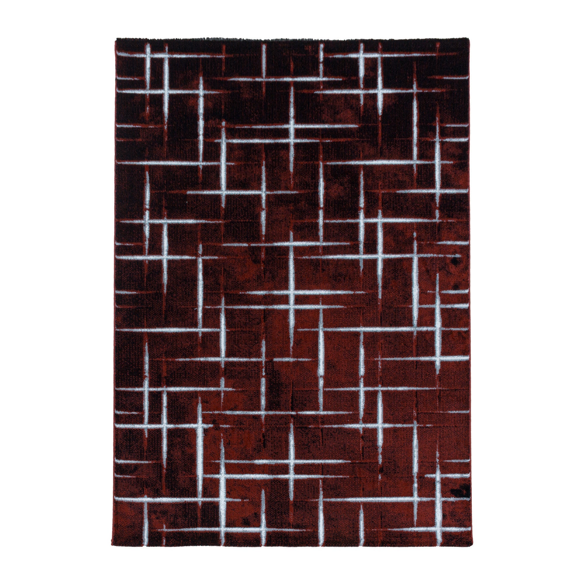 Tapijt Costa - 120x170 - Gestreept - Rood  Pochon