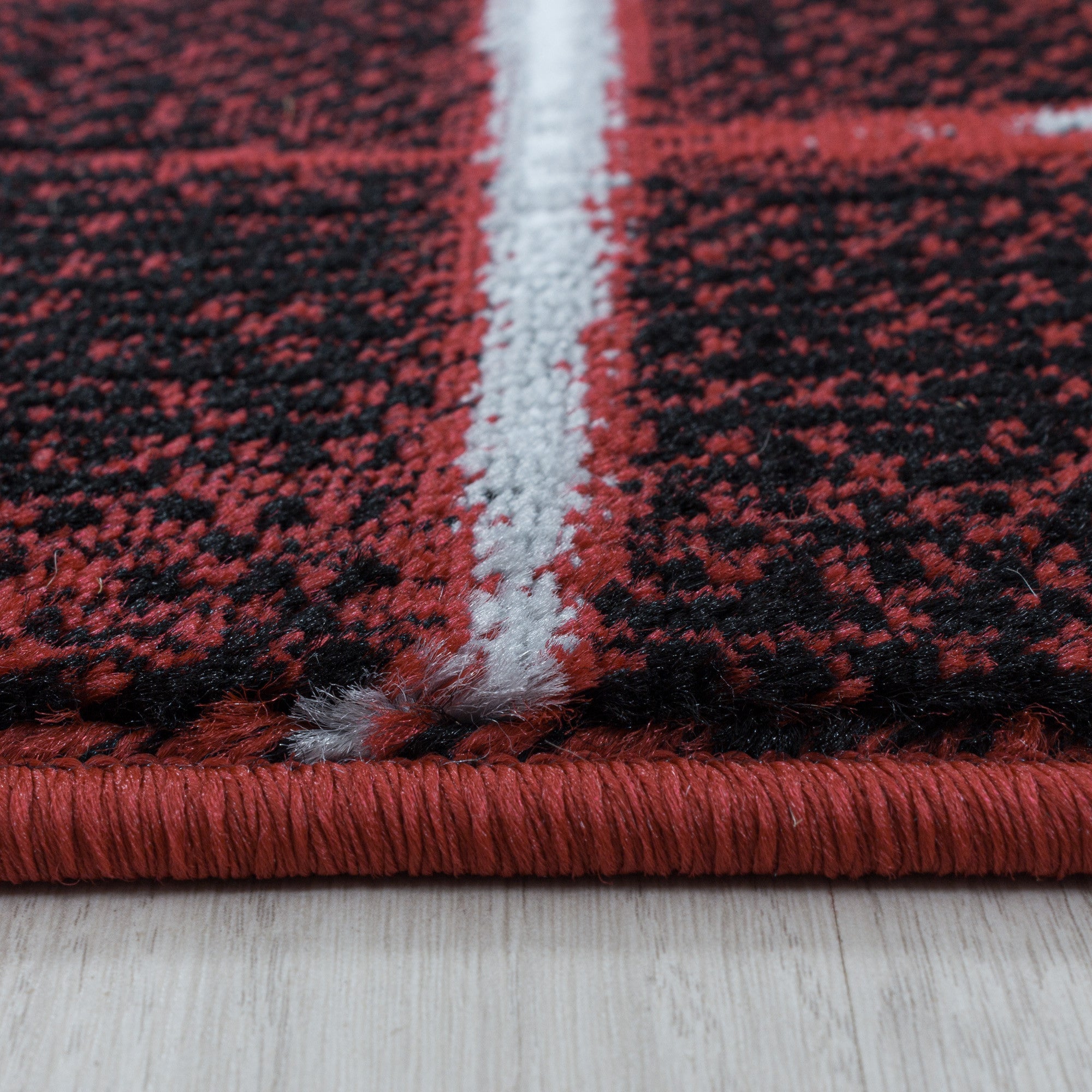 Tapijt Costa - 200x290 - Gestreept - Rood  Pochon