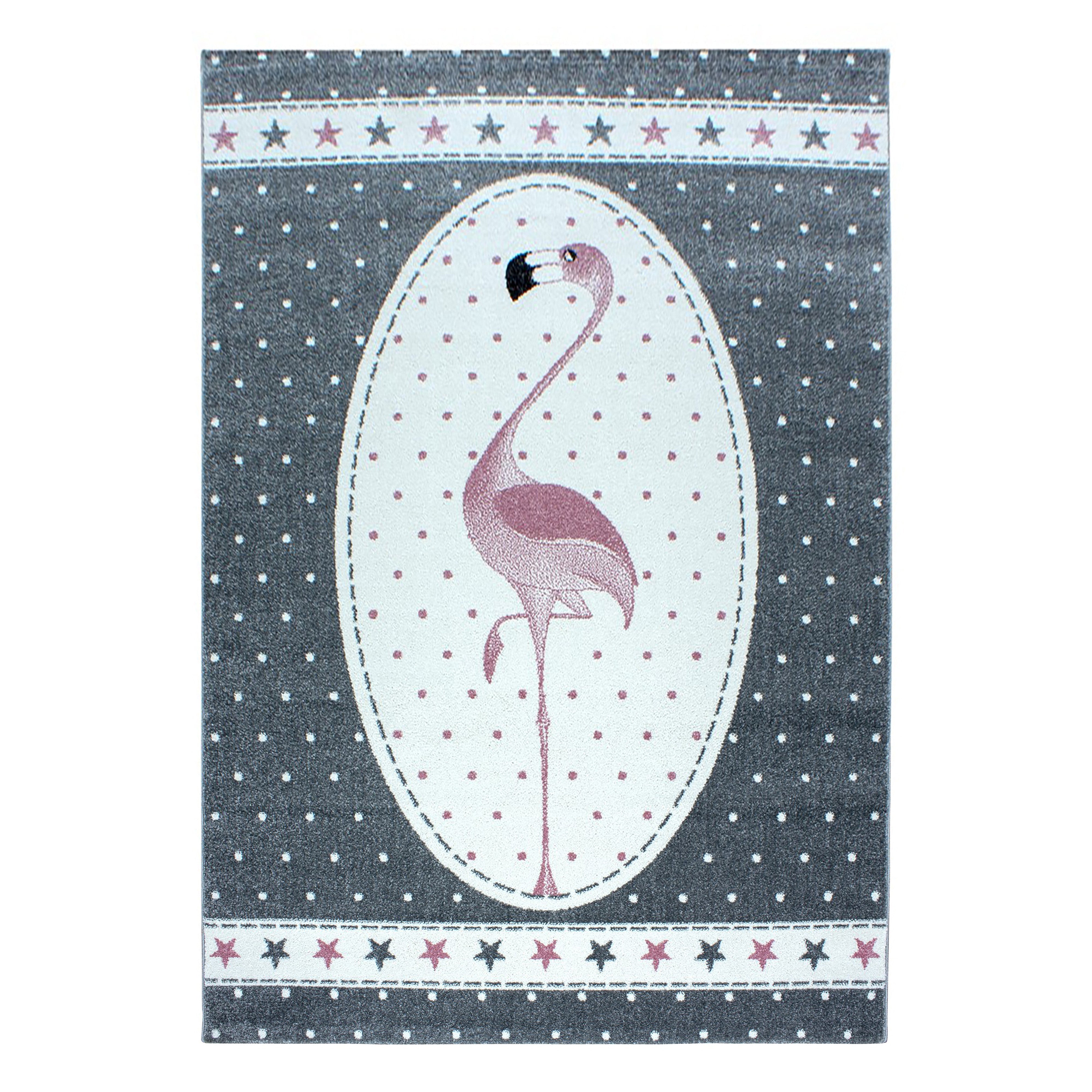 Tapijt Kids - 120x170 - Flamingo - Roze  Pochon