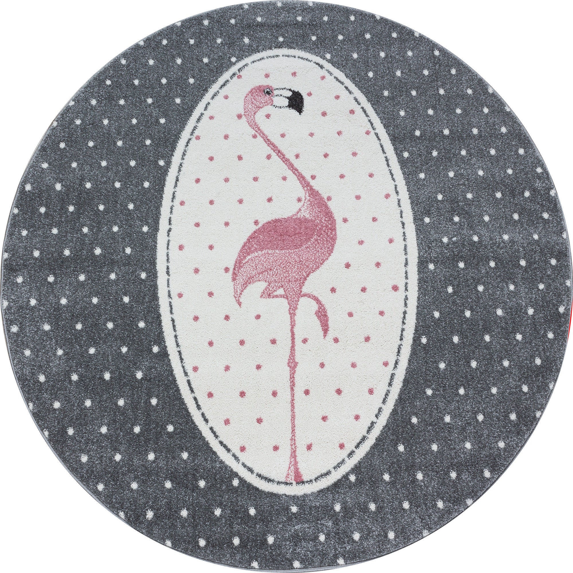 Tapijt Kids - 160Ø - Flamingo - Roze  Pochon