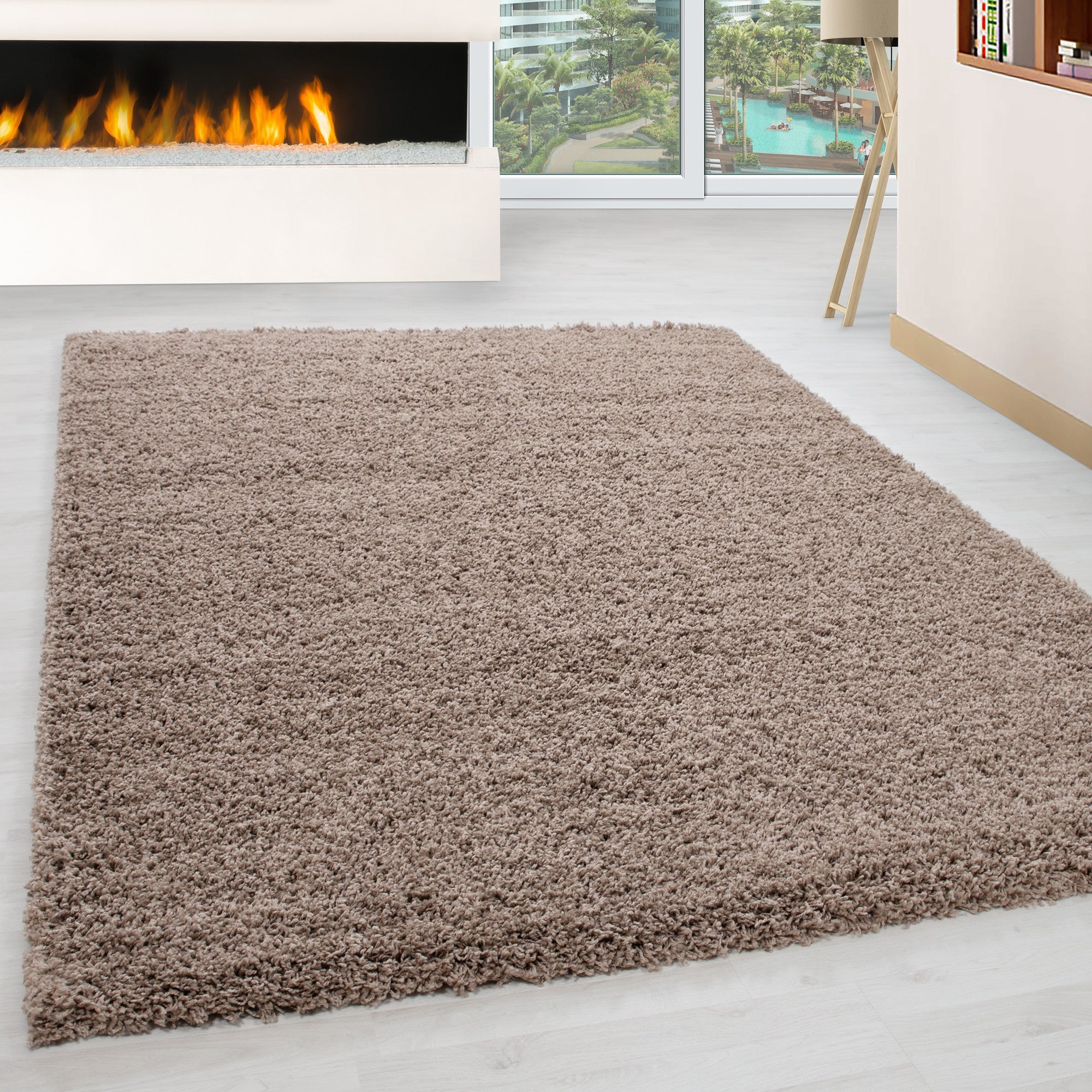 Tapijt Life - 60x110 - Effen - Beige  Pochon