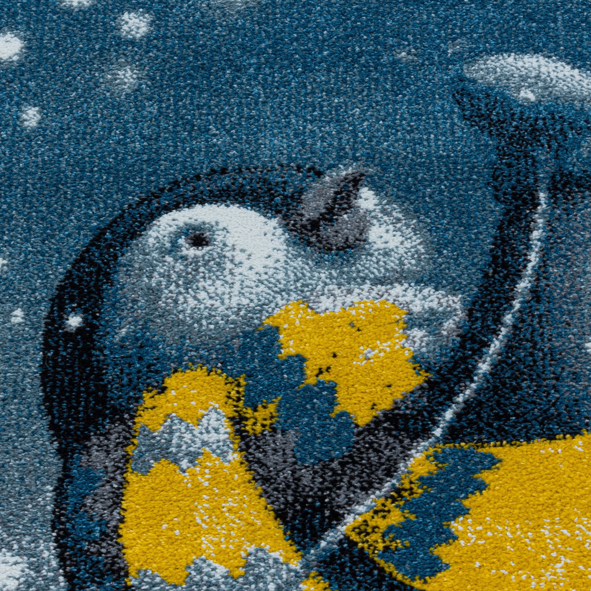 Tapijt Funny - 140x200 - Pinguin - Blauw  Pochon