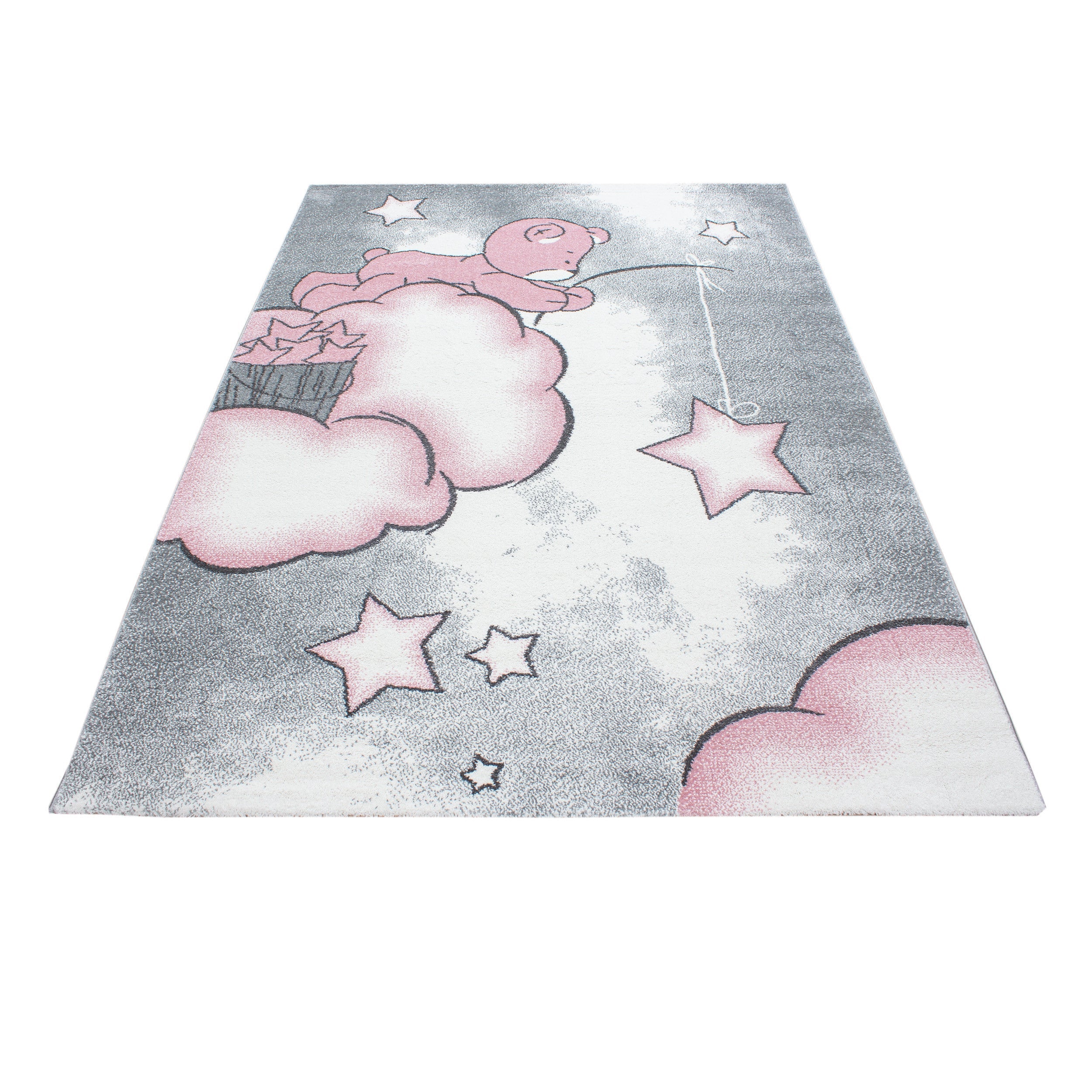 Tapijt Kids - 120x170 - Beer - Roze  Pochon