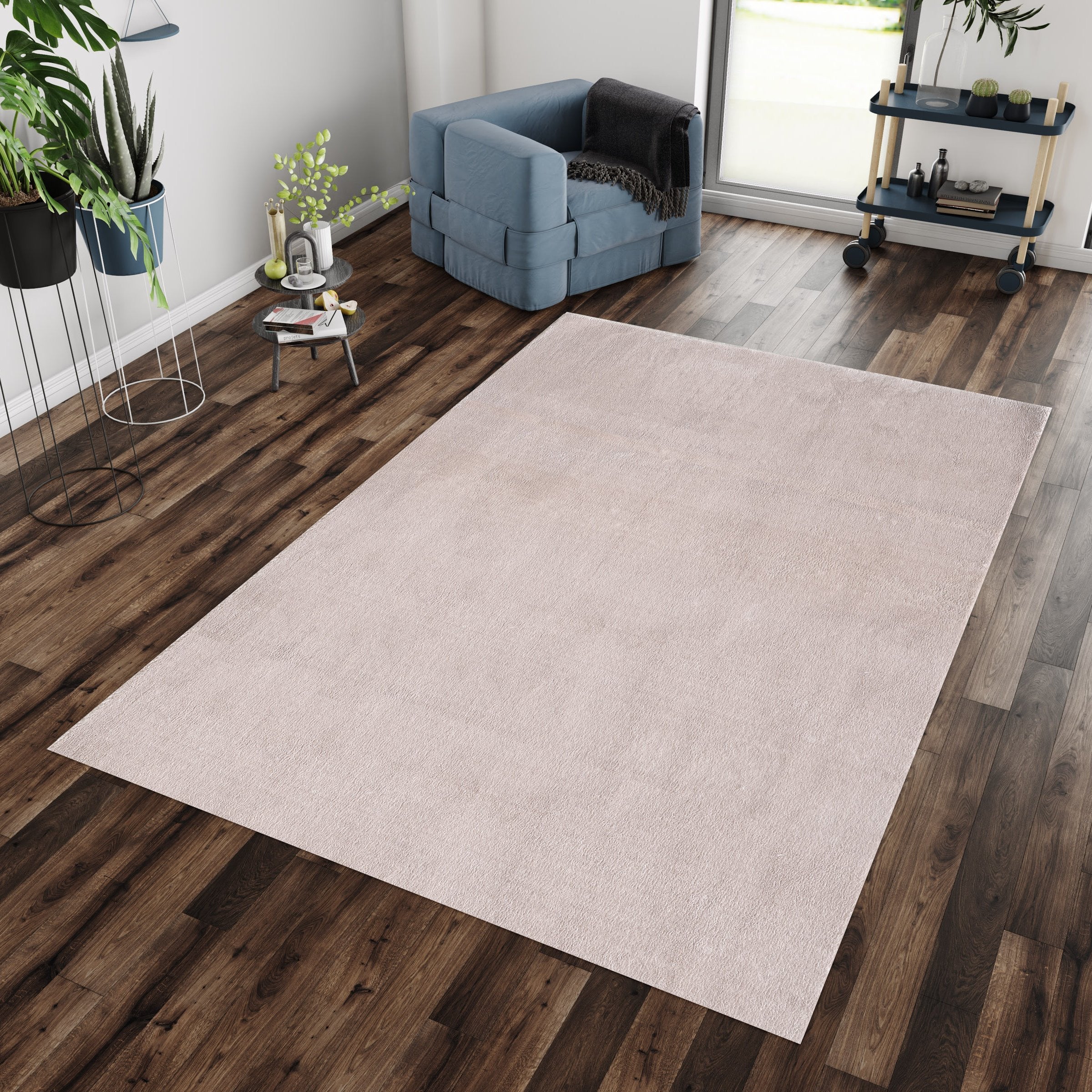 Tapijt Catwalk - 80x150 - Effen - Beige  Pochon